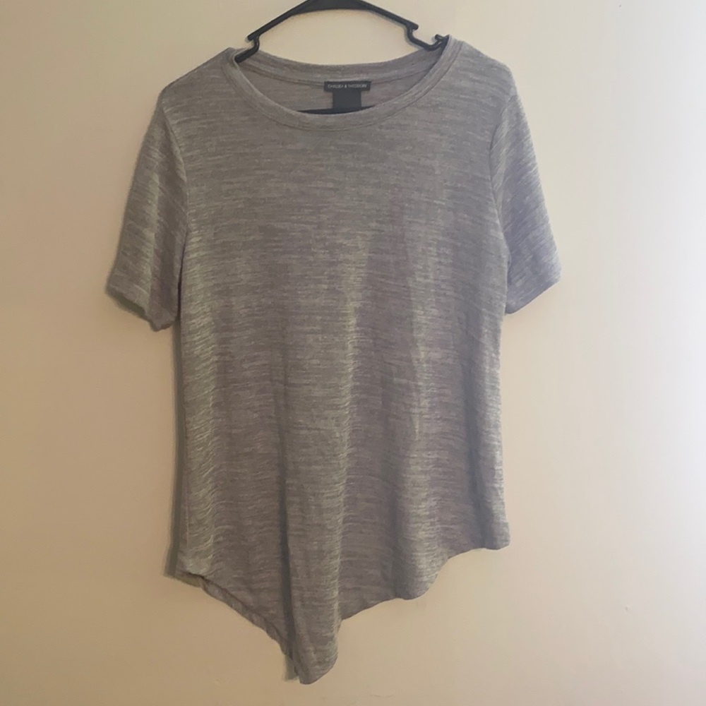 Grey Knit Top